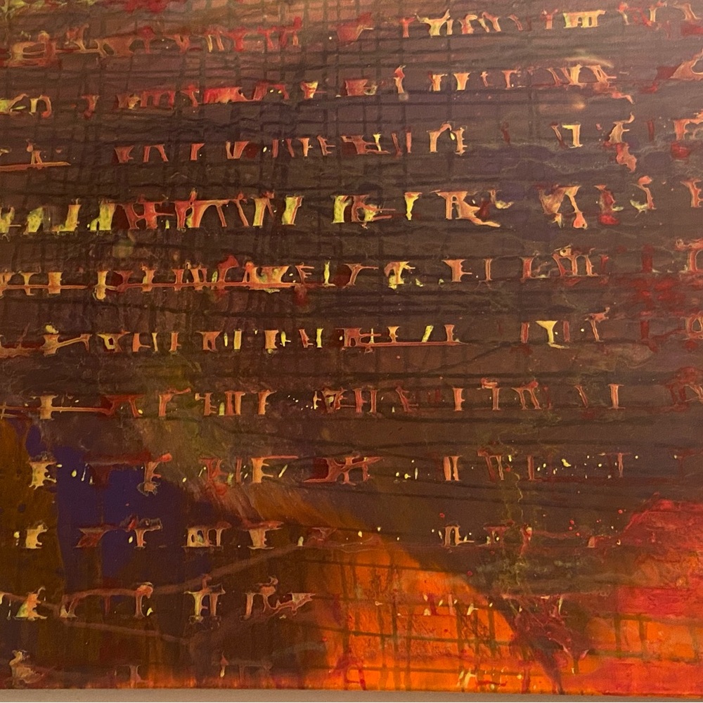 Painting on streched canvas